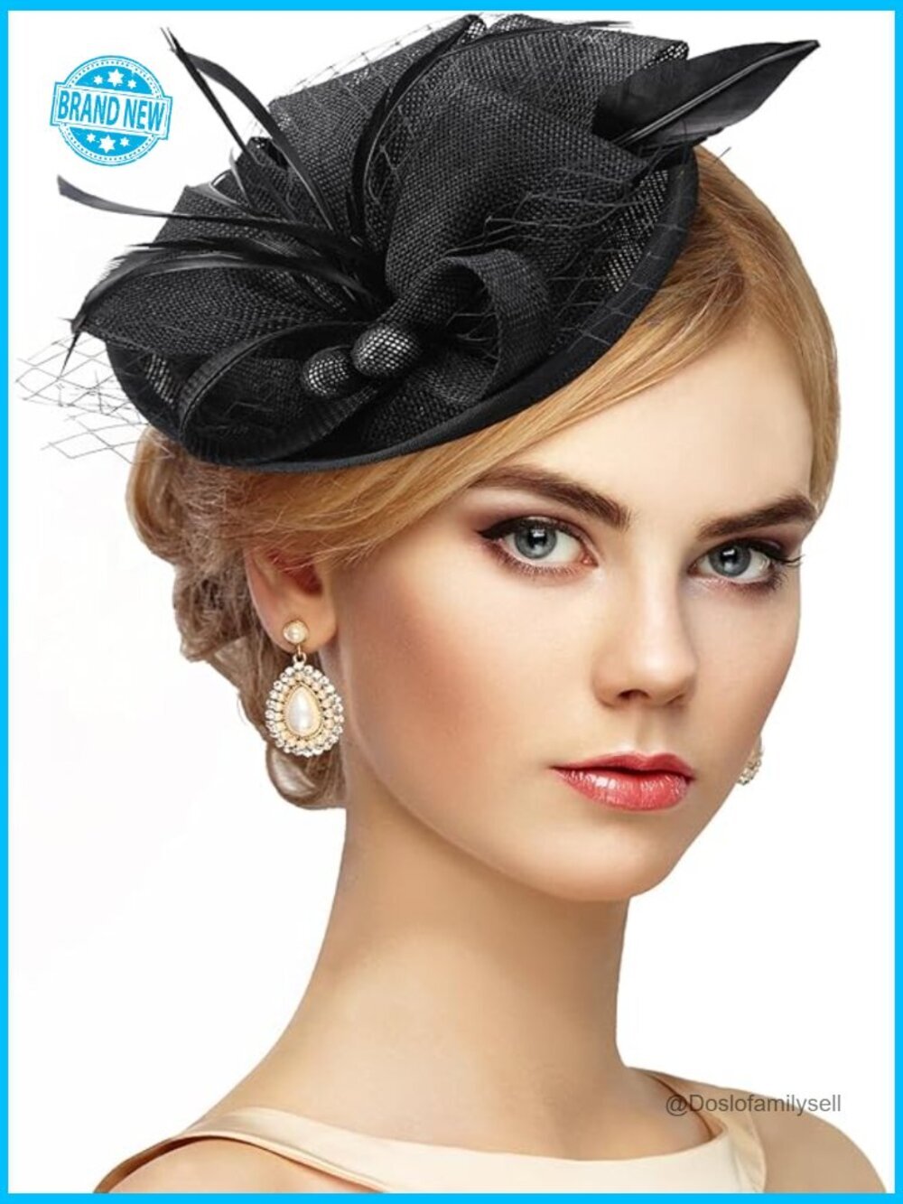 Elegant Pillbox Derby Hat Fascinator for Tea Parties Weddings and Special